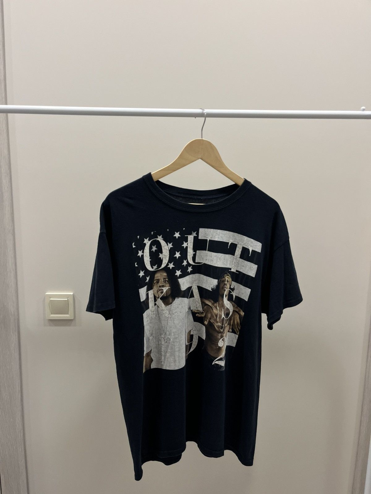 Vintage Style Outcast Rap Tee Hoodie, Sweatshirt | FlexRushtees.com