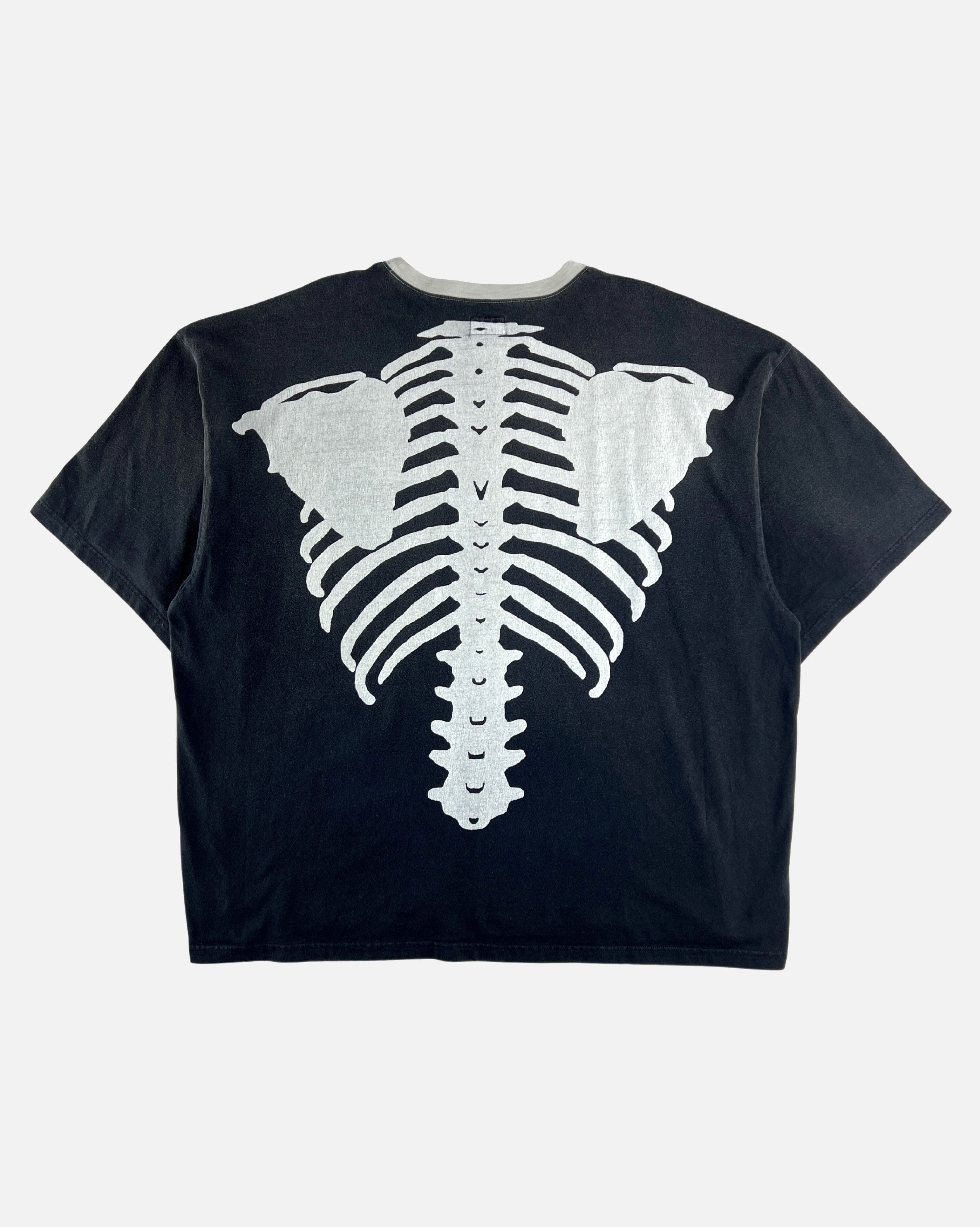 Kapital Grey Skeleton T Shirt Hoodie, Sweatshirt | FlexRushtees.com