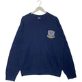 Vintage Fruit Of The Loom Sweatshirt Navy Blue Size L