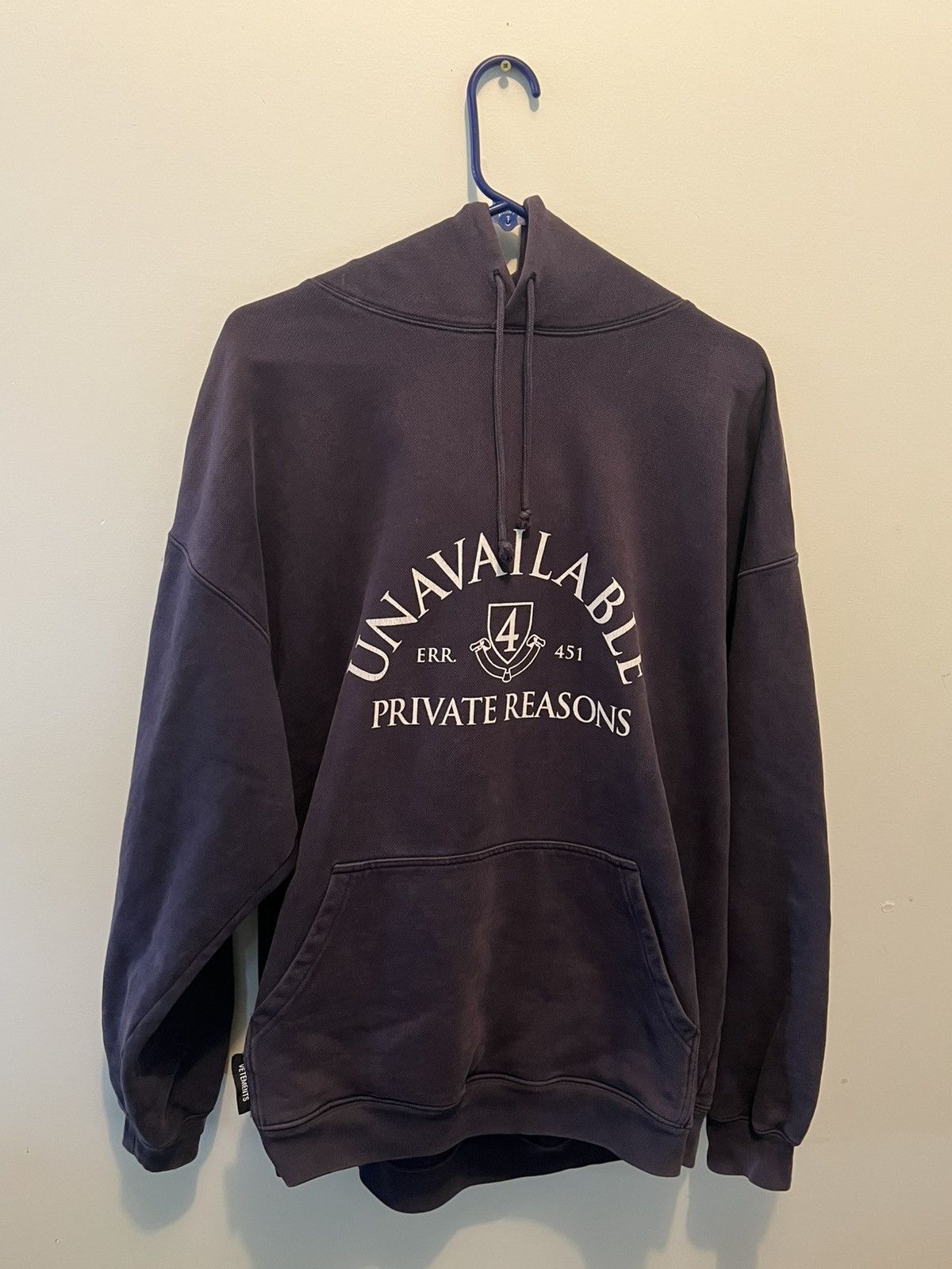 Vetements Unavailable 4 Private Reasons Hoodie T-Shirts, Sweatshirt | FlexRushtees.com
