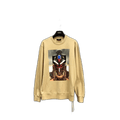 Givenchy Robotics Sweatshirt In Beige Color