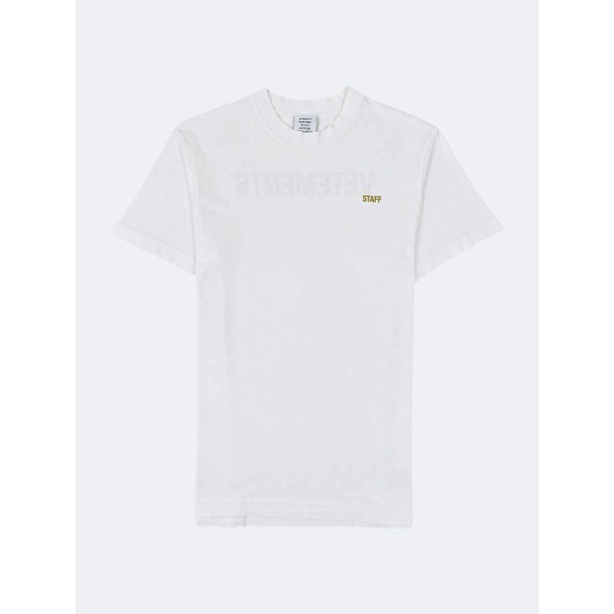 Vetements Staff Logo T Shirt Hoodie, Sweatshirt | FlexRushtees.com
