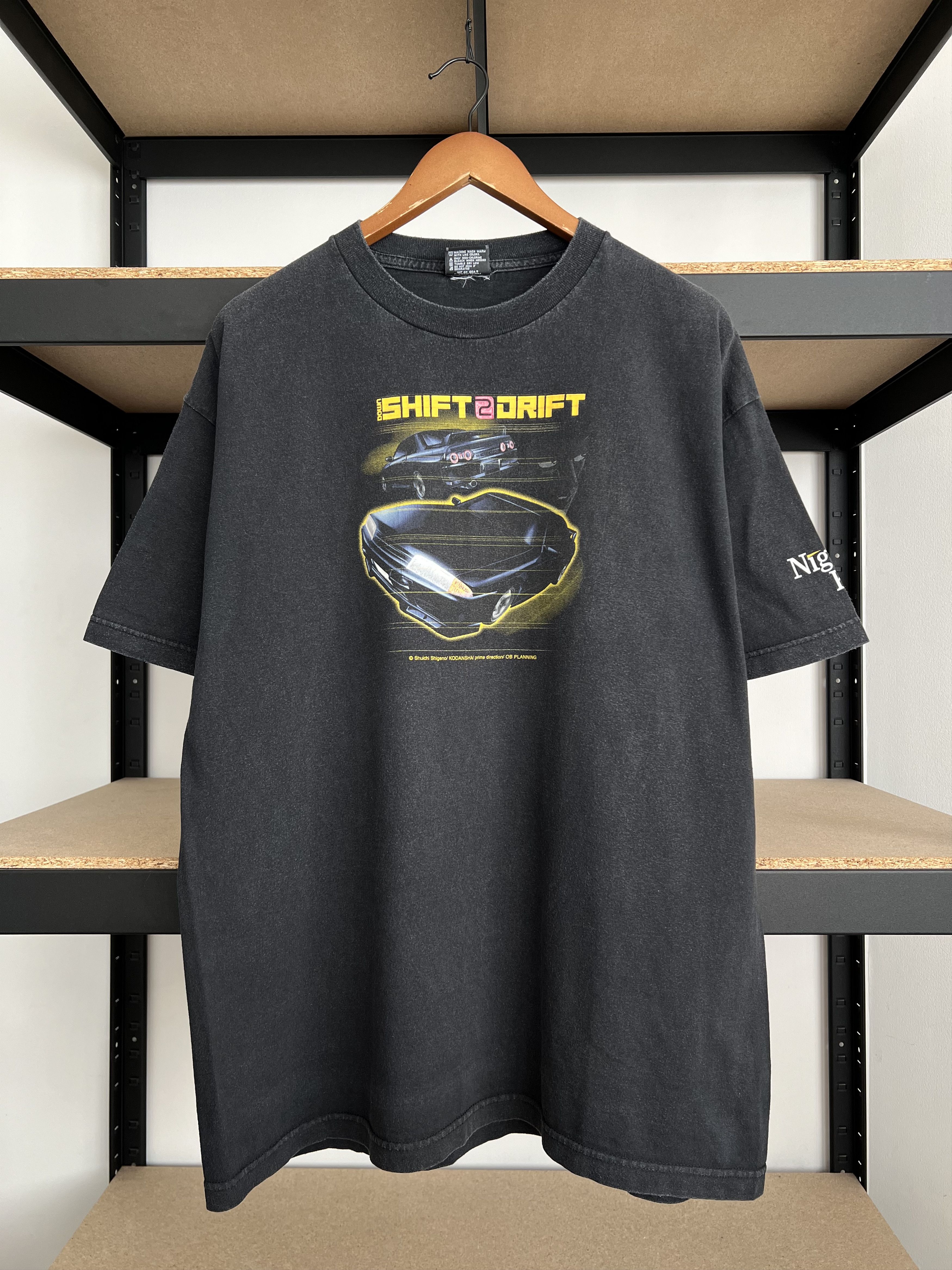 Anime Vintage 90s Initial D Nissan Skyline Gt R Anime T Shirt Hoodie, Sweatshirt | FlexRushtees.com