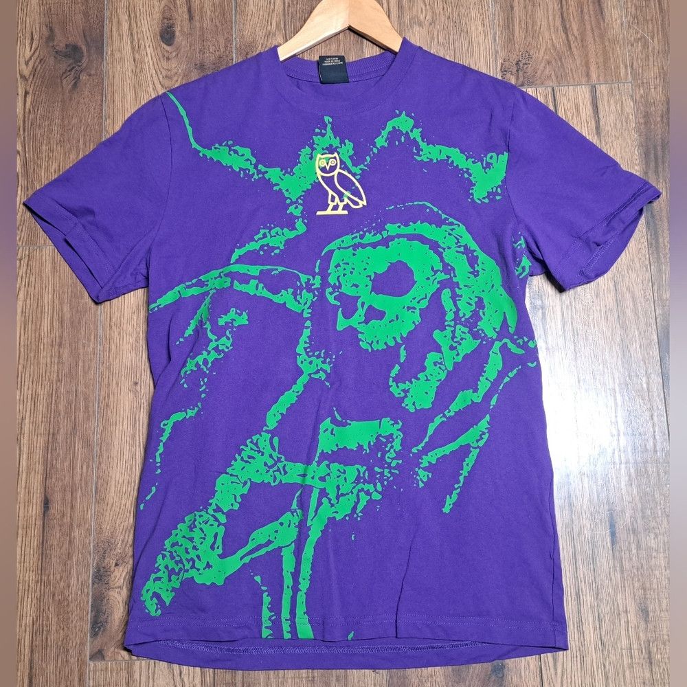 October S Very Own Ovo Grim Reaper Men S T Shirt Tee Purple Halloween Drake Ha
