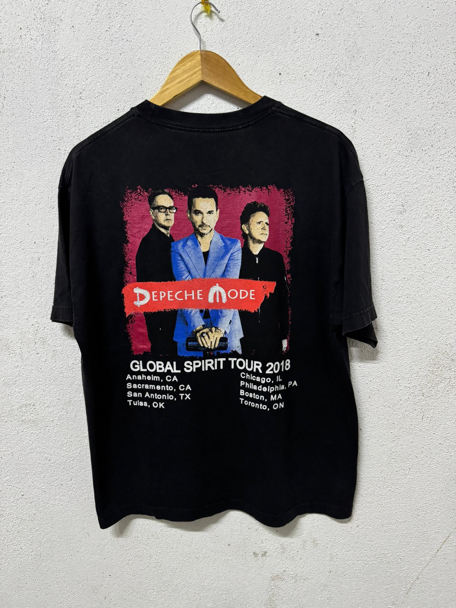 Band Tees Depeche Mode Band Tour 2018 Tshirt Hoodie, Sweatshirt | FlexRushtees.com
