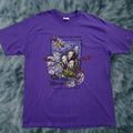 Vintage Hanes Heavyweight The Scream Shirt Xl Purple Graphic Print 90s Psychedelic Mens