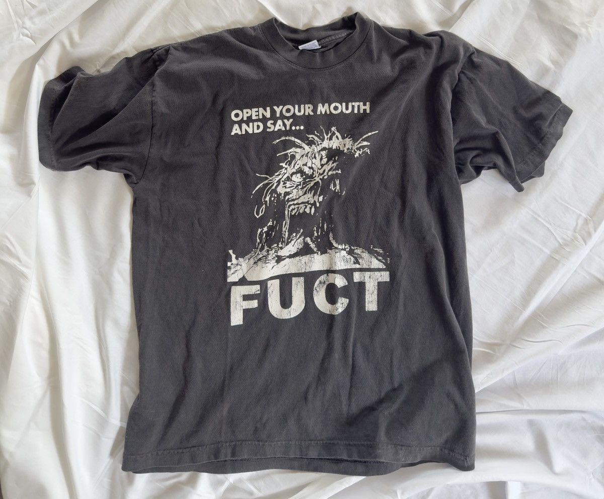 Fuct Open Your Mouth Tee Large Hoodie, Sweatshirt | FlexRushtees.com