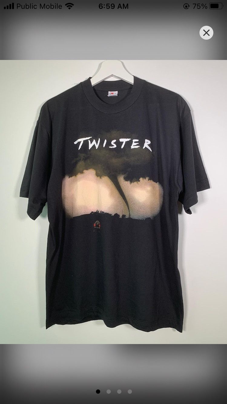 Vintage 90s Twister Movie The Darkside Of Nature T Shirt Hoodie, Sweatshirt | FlexRushtees.com