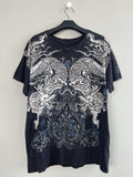 Japanese Brand X Le Grande Bleu L G B Japanese 88 Tees Dragon Tribal Kanji Aop T S