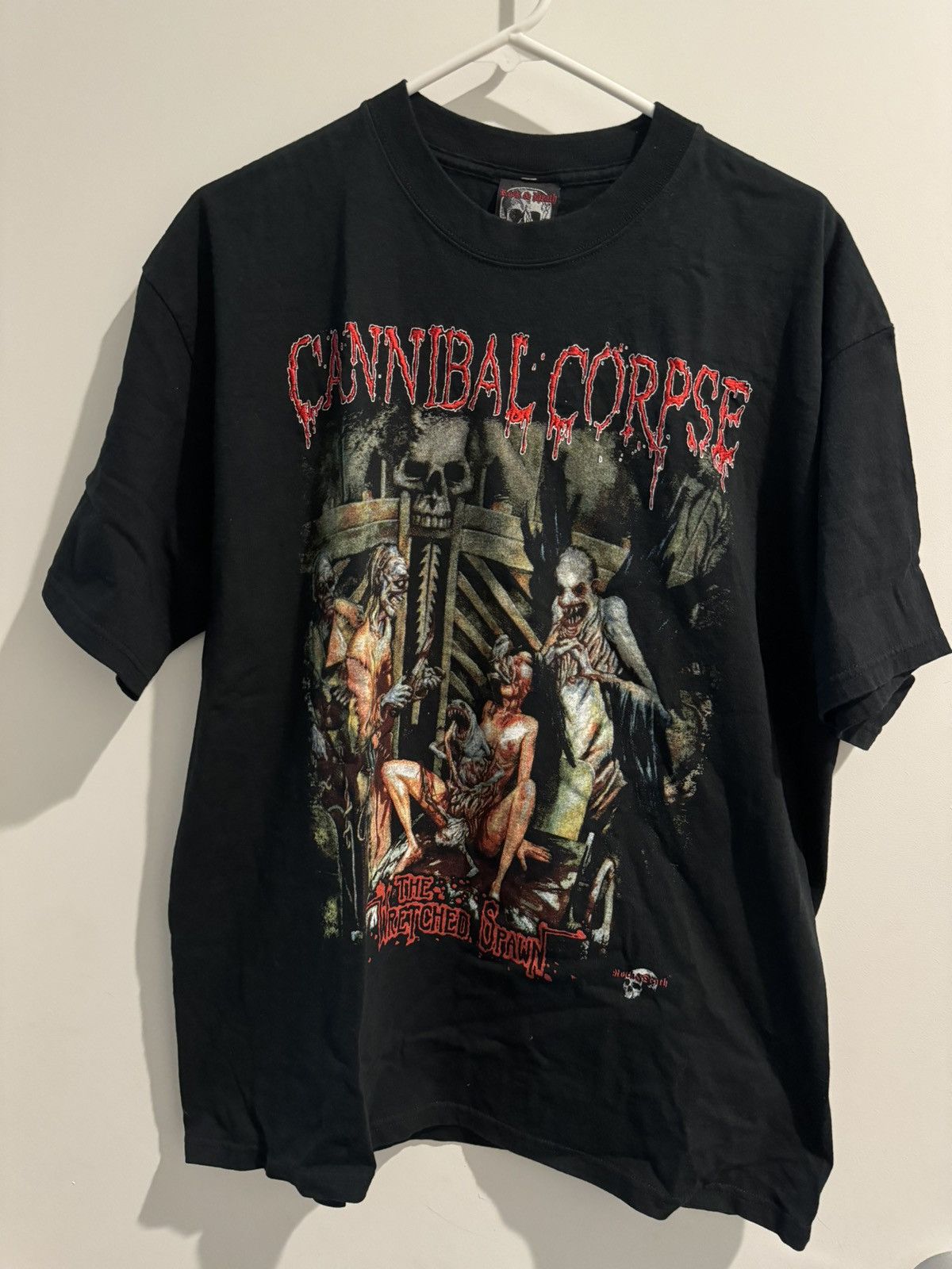 Vintage Vtg Y2k Cannibal Corpse Band Metal Shirt Rock Men S Size M Hoodie, Sweatshirt | FlexRushtees.com