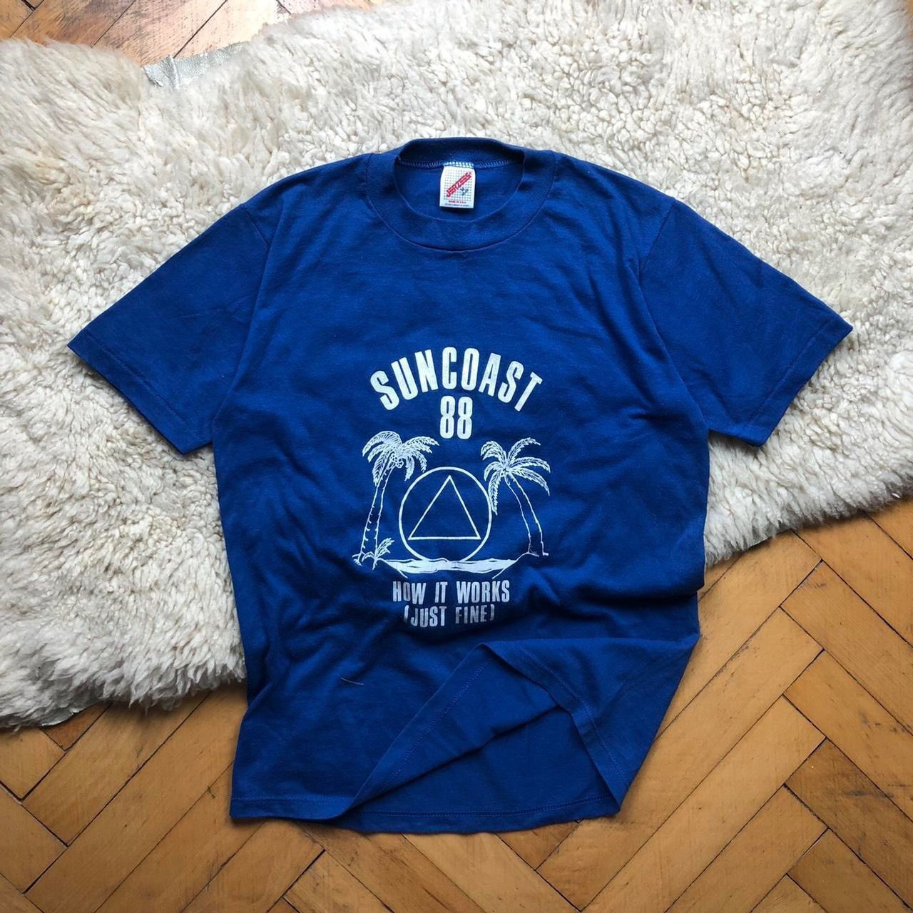 Vintage 80s Jerzees Suncoast T Shirt