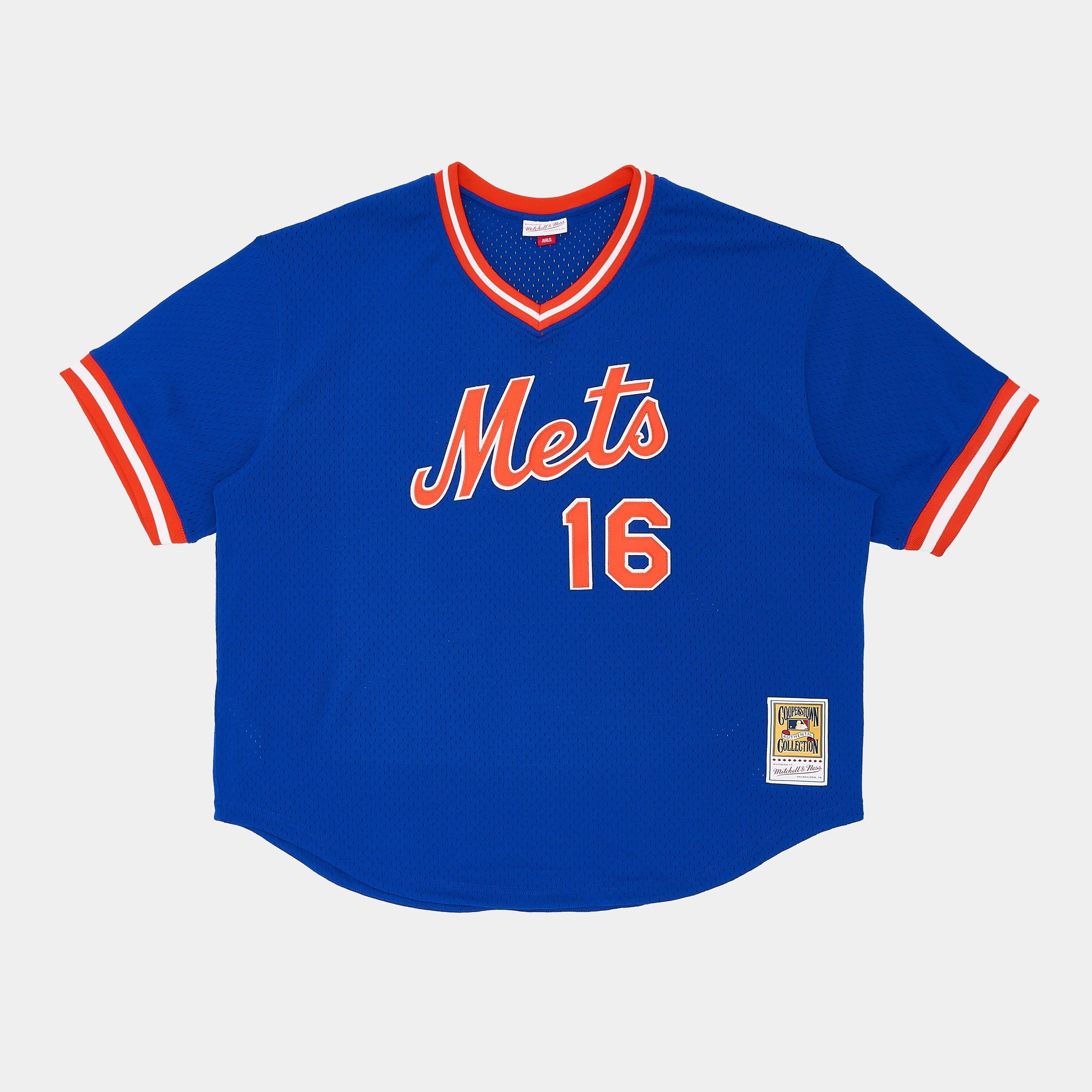 Mitchell Ness Dwight Gooden New York Mets Batting Practice Jersey Blue Wh