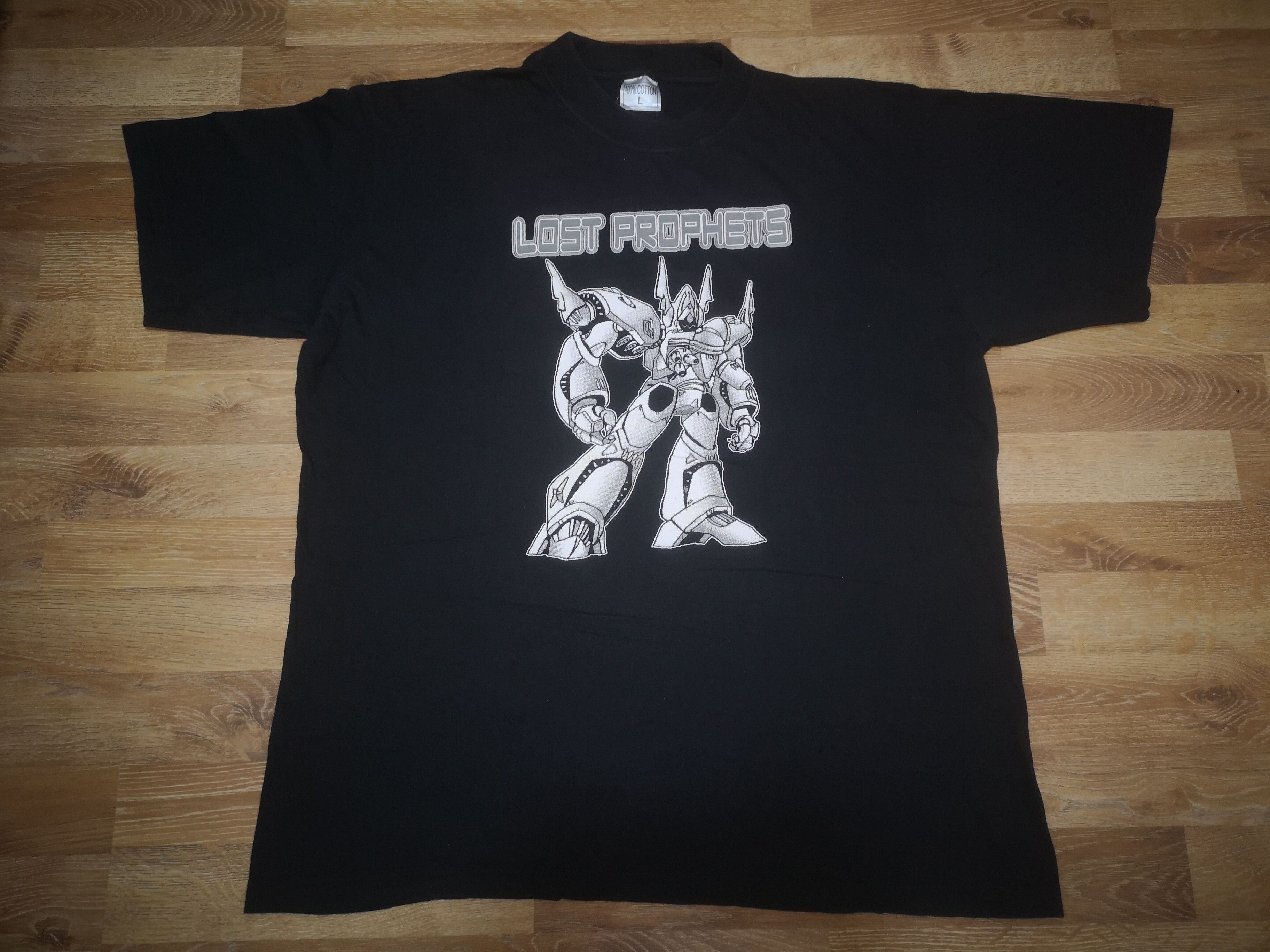 Vintage Lostprophets Fake Sound Of Progress Gundam T Shirt