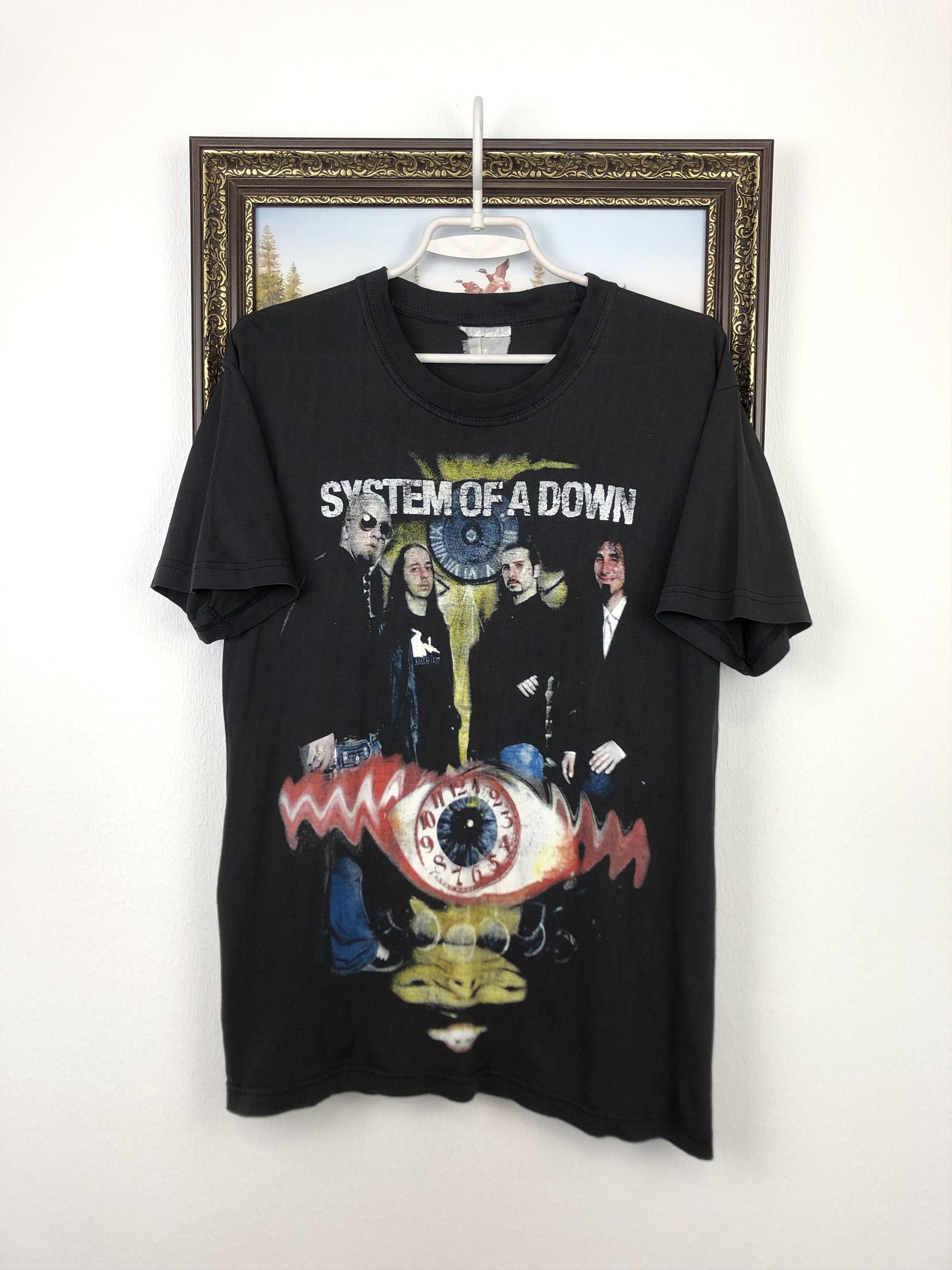 Vintage Soad System Of A Down Band Shirt Over Print Tee 05 Hoodie, Sweatshirt | FlexRushtees.com