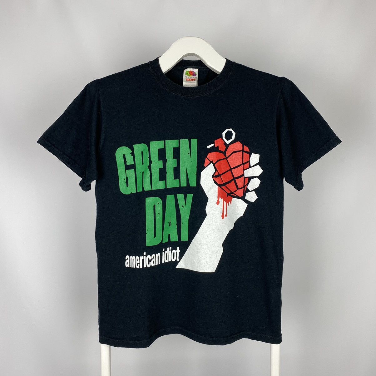 Band Tees 2004 Vintage Green Day American Idiot Album Promo Boxy Tee Hoodie, Sweatshirt | FlexRushtees.com