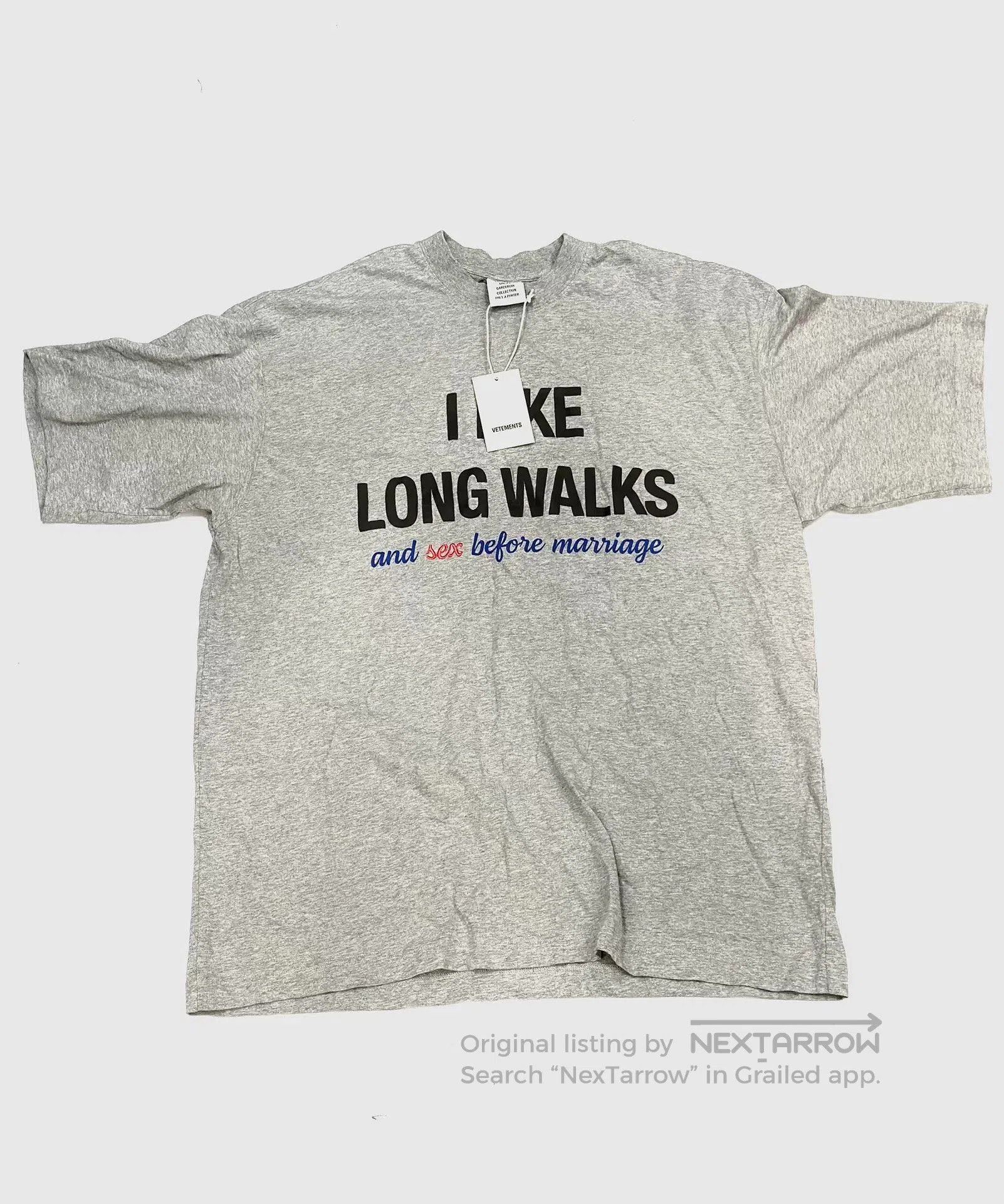 Vetements Grey Slogan Short Sleeve T T-Shirts, Hoodie, Sweatshirt | FlexRushtees.com