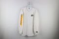 Vintage 90s Starter Long Sleeve T Shirt White Cotton Usa