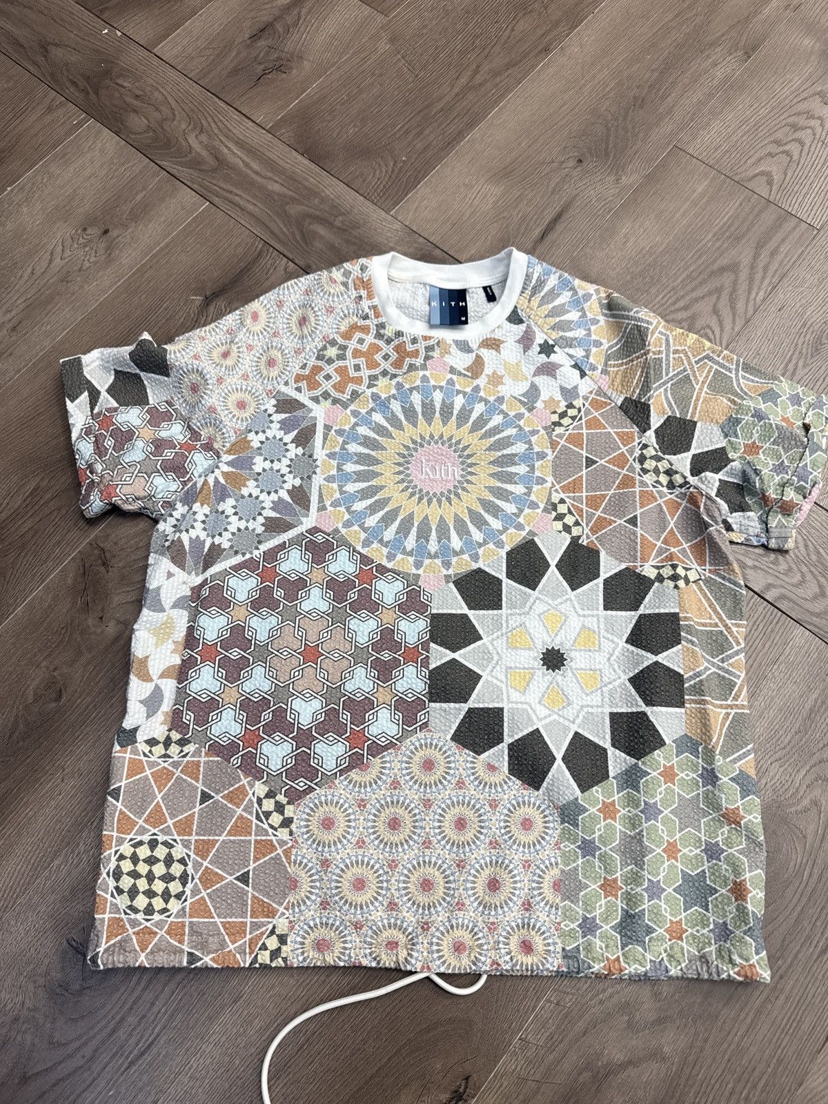 Kith Searsucker Tile T Shirt Hoodie, Sweatshirt | FlexRushtees.com
