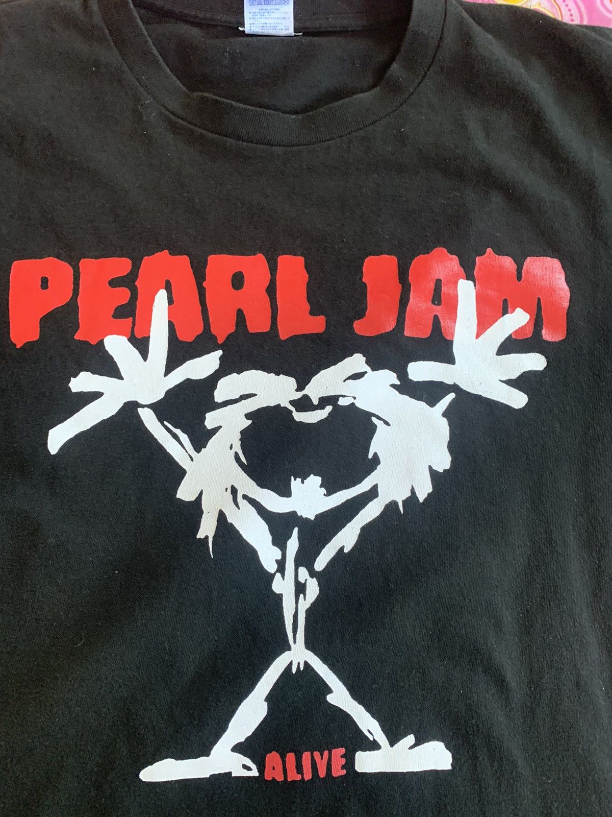 Band Tees Pearl Jam Alive Custom Hand Print Tee Hoodie, Sweatshirt | FlexRushtees.com