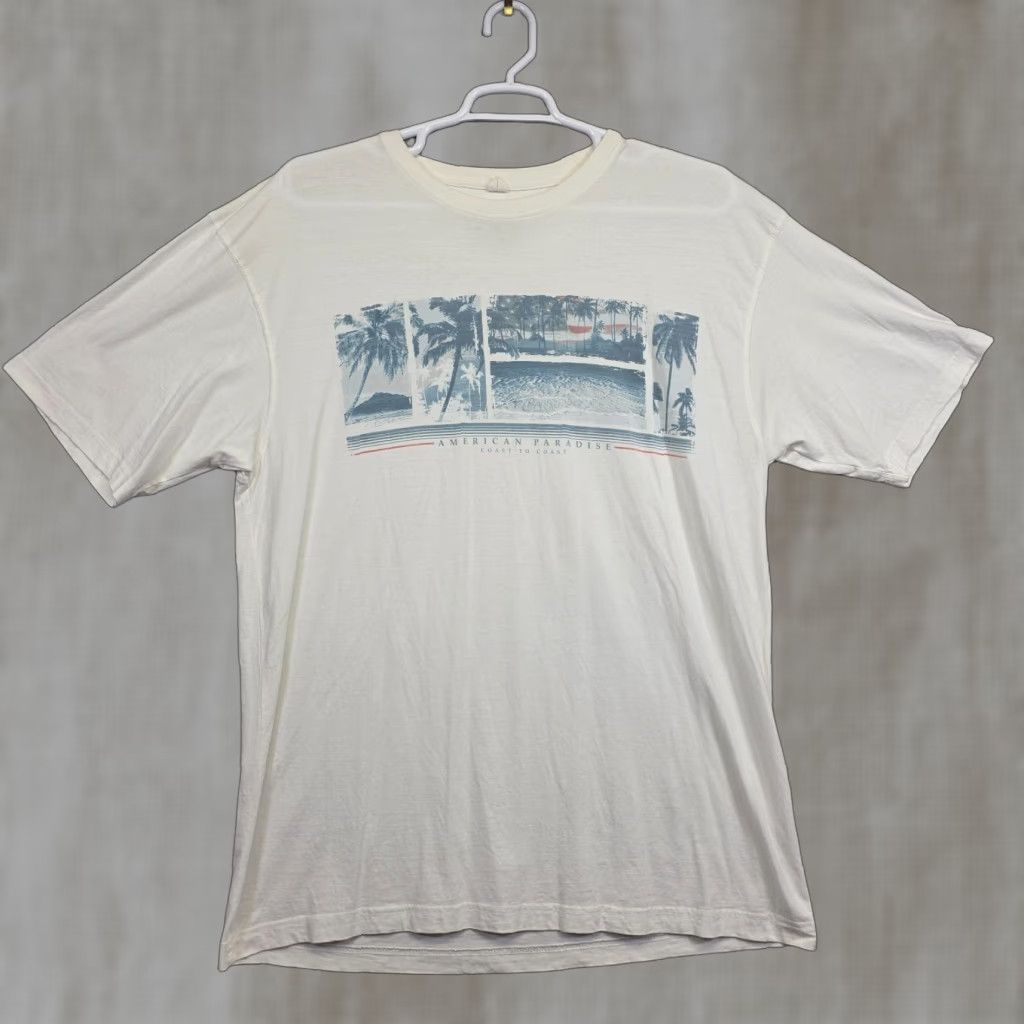 Paradise No Bad Days T Shirt Men 2xl White Beach Coast To Coast Graphic Shirt Adults Xxl White No Ba Hoodie, Sweatshirt