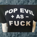 Logo 7 Vintage Pop Evil As F K T Shirt Mx Muskegon Mi Black Xl Men S Graphic Tee 2000s Rock Band The
