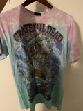 Grateful Dead X Liquid Blue Og 2001 Ship Of Fools Grateful Dead Liquid Blue Tie Dye Tee Hoodie, Sweatshirt