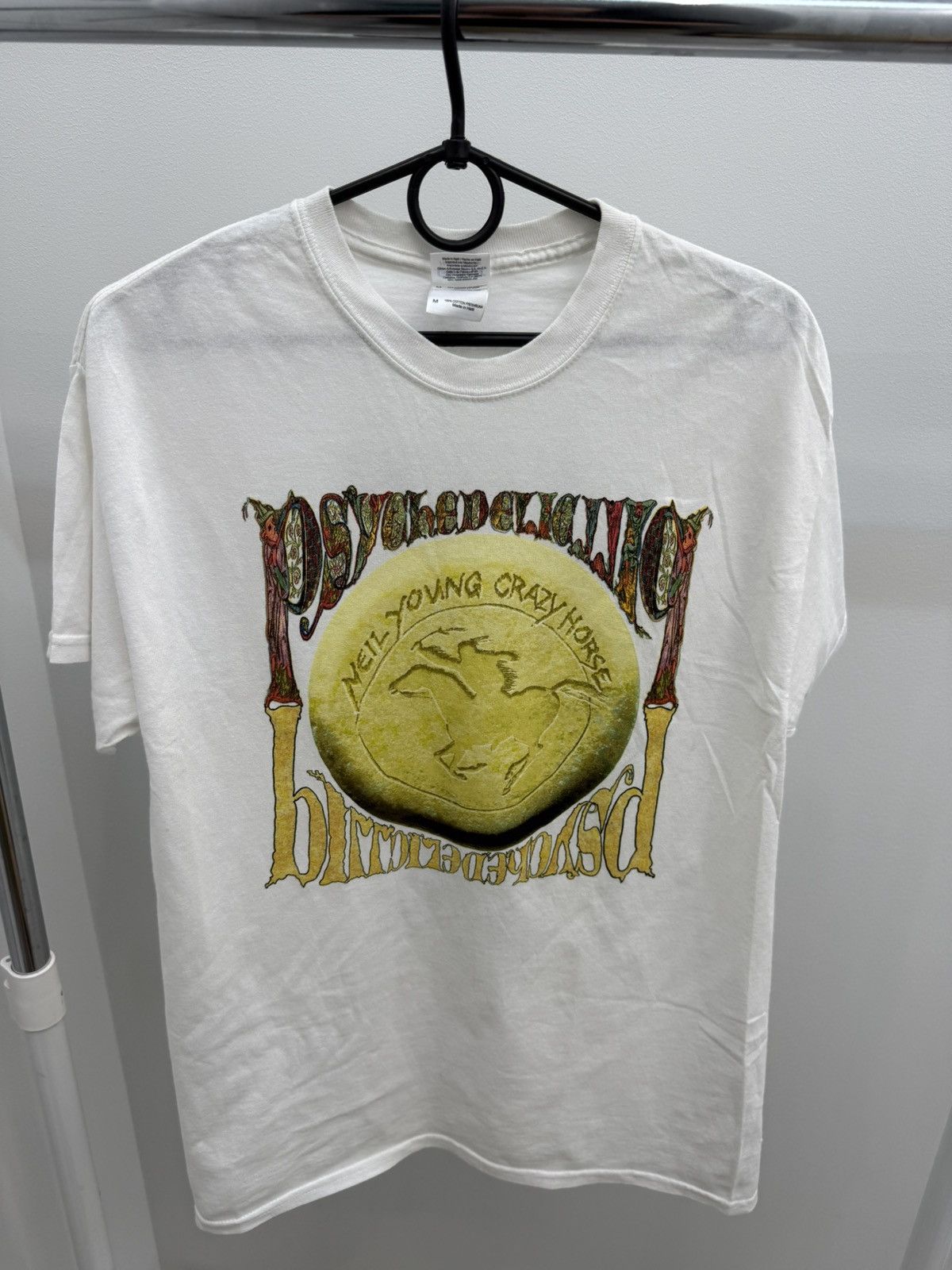 Band Tees Neil Young Crazy Horse Psychedelic Pill Studio Tour Tee