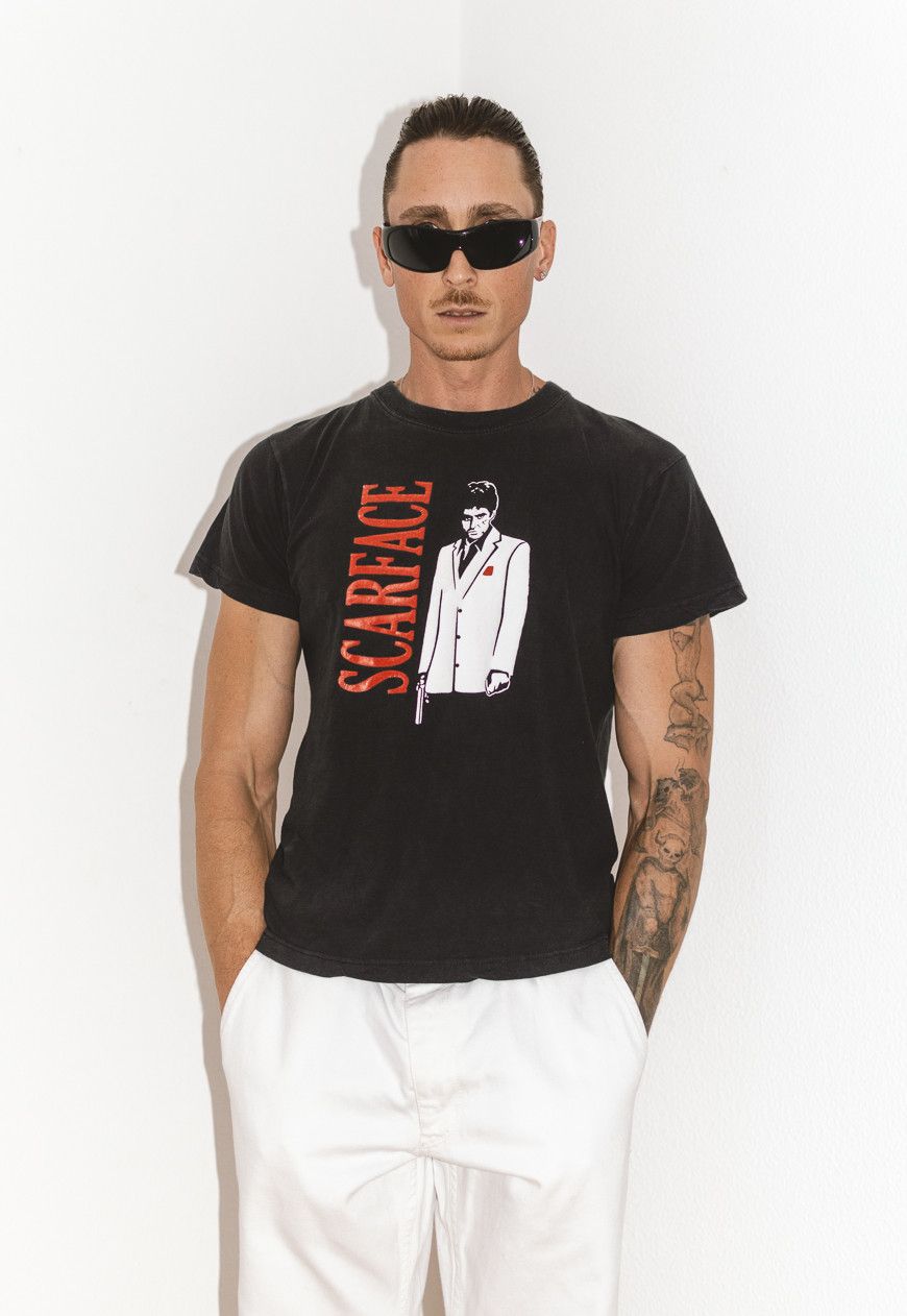 Vintage 90s Collectible Scarface Movie Graphic T Shirt