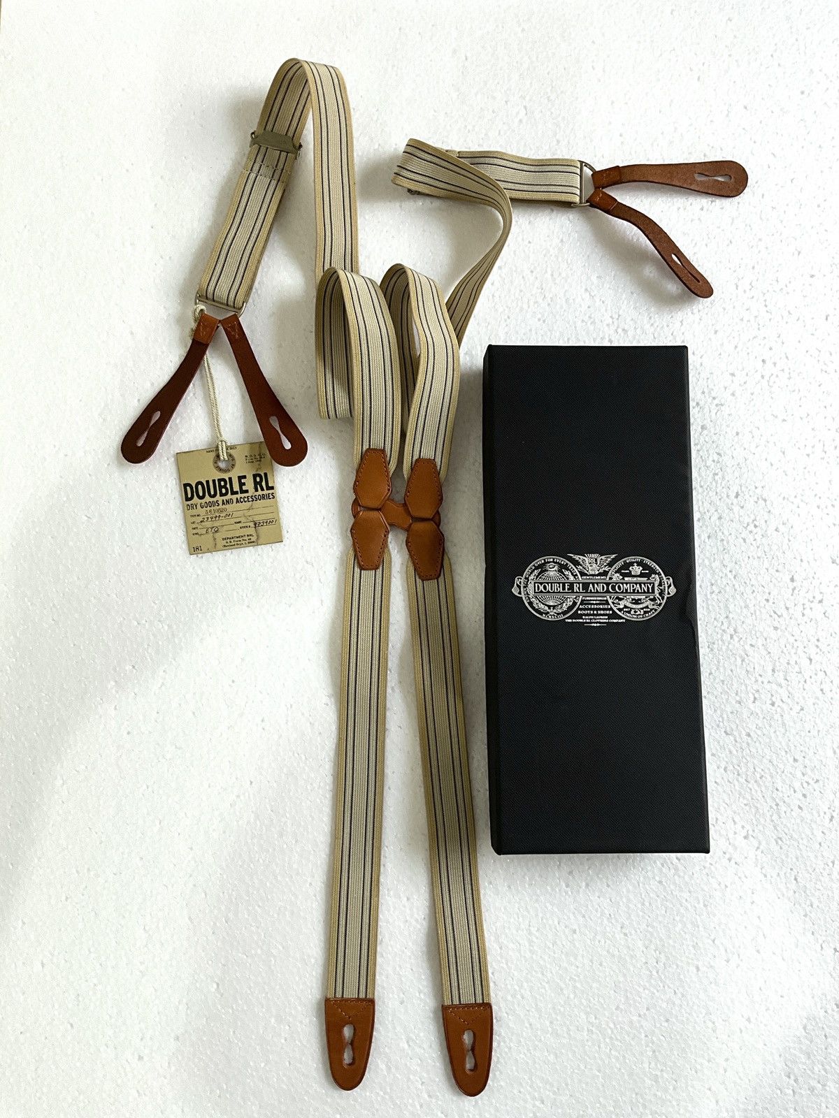 Ralph Lauren Rrl Double Rl Warren Stretch Jaspe Braces