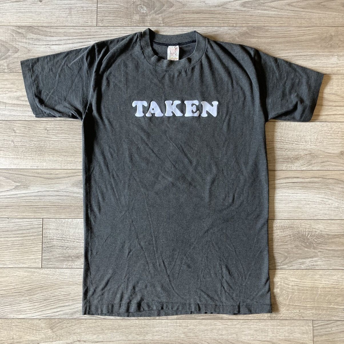 Vintage 70s Taken Tee Flock Print