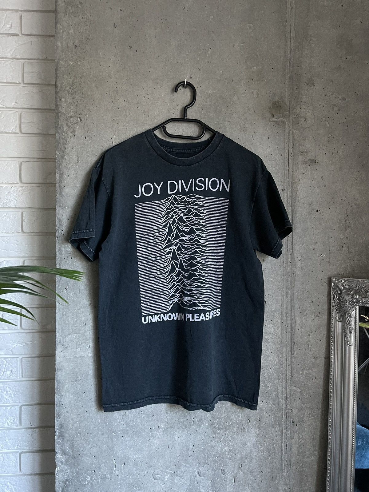 Band Tees Vintage Faded Joy Division Unknown Pleasures Aop Tee Y2k Hoodie, Sweatshirt | FlexRushtees.com