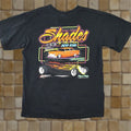 Anvil Vintage Shades Hot Rod Car Racing Black T Shirt Nascar Retro Anvil Men M Short Sleeve Crew Nec
