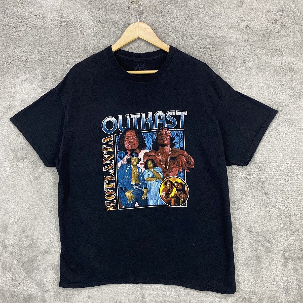 Band Tees Vintage Outkast Hotlanta Retro Graphic Tee Hoodie, Sweatshirt | FlexRushtees.com