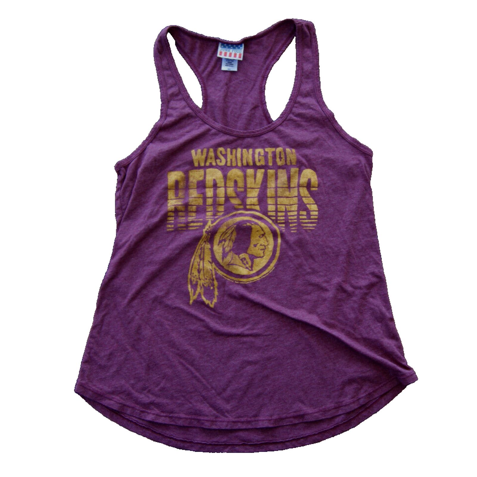 Junk Food Washington Redskins Womens Xl Tank Top Racer Junk Food Usa