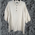 Vintage 90s Cabana Clothing Company Beach Shirt Mens Cotton Terry Cloth Summer 3xl White Haw