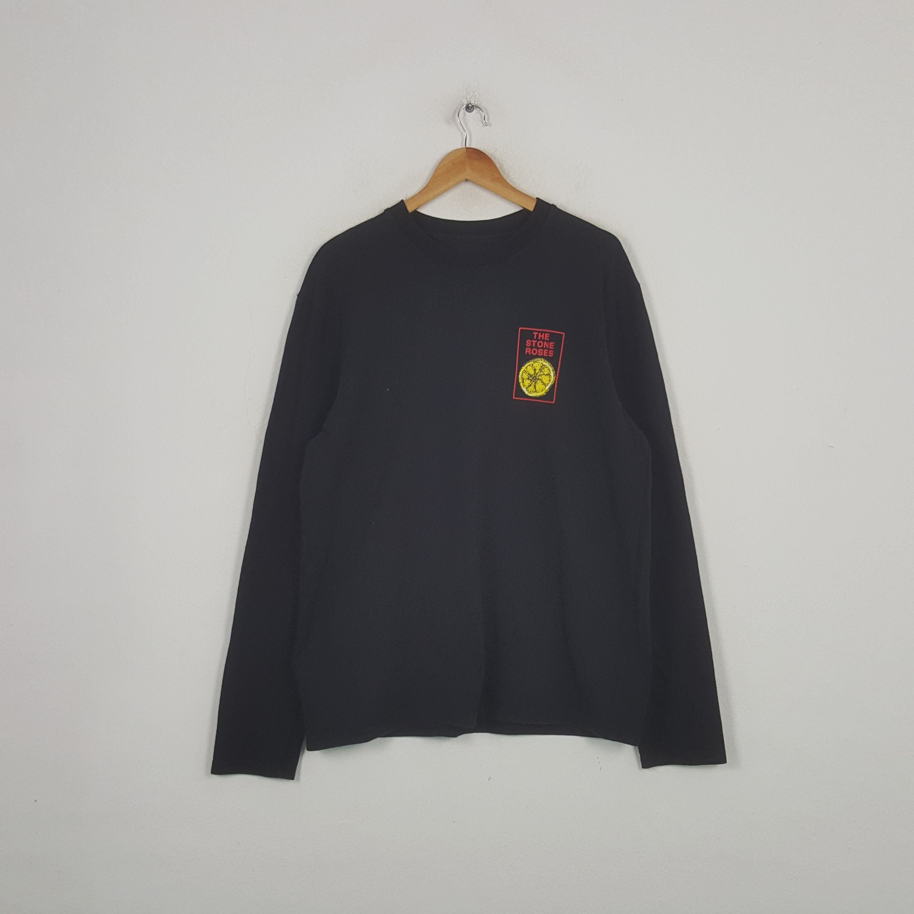 Band Tees Vintage The Stone Roses Long Sleeve Rock Tshirt R44