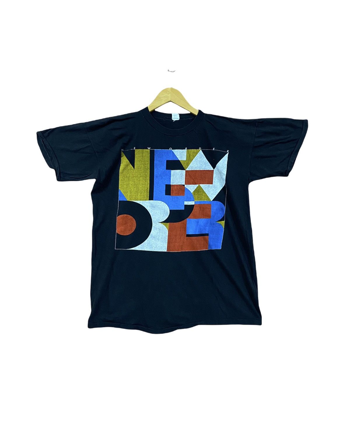 Vintage 1988 New Order European Tour Rock Rare T Shirts Hoodie, Sweatshirt | FlexRushtees.com