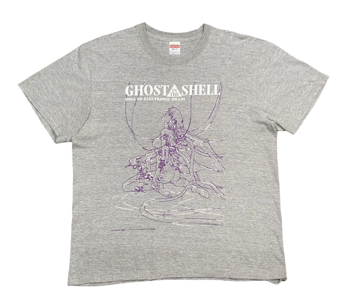 Japanese Brand X Vintage Vintage 1995 Ghost In The Shell Cyberpunk Anime T Shirt Hoodie, Sweatshirt | FlexRushtees.com