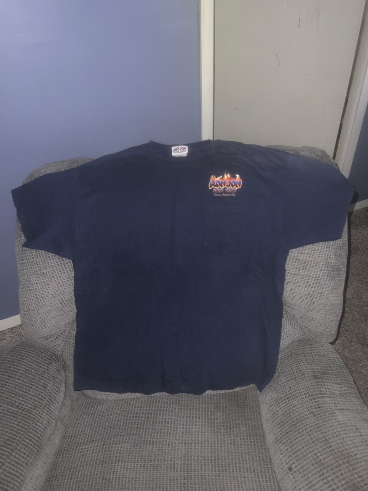 Ron Jon Surf Shop Ron Jon Surf Shop Cocoa Beach Flo Nasa Rocket Pocket Tee