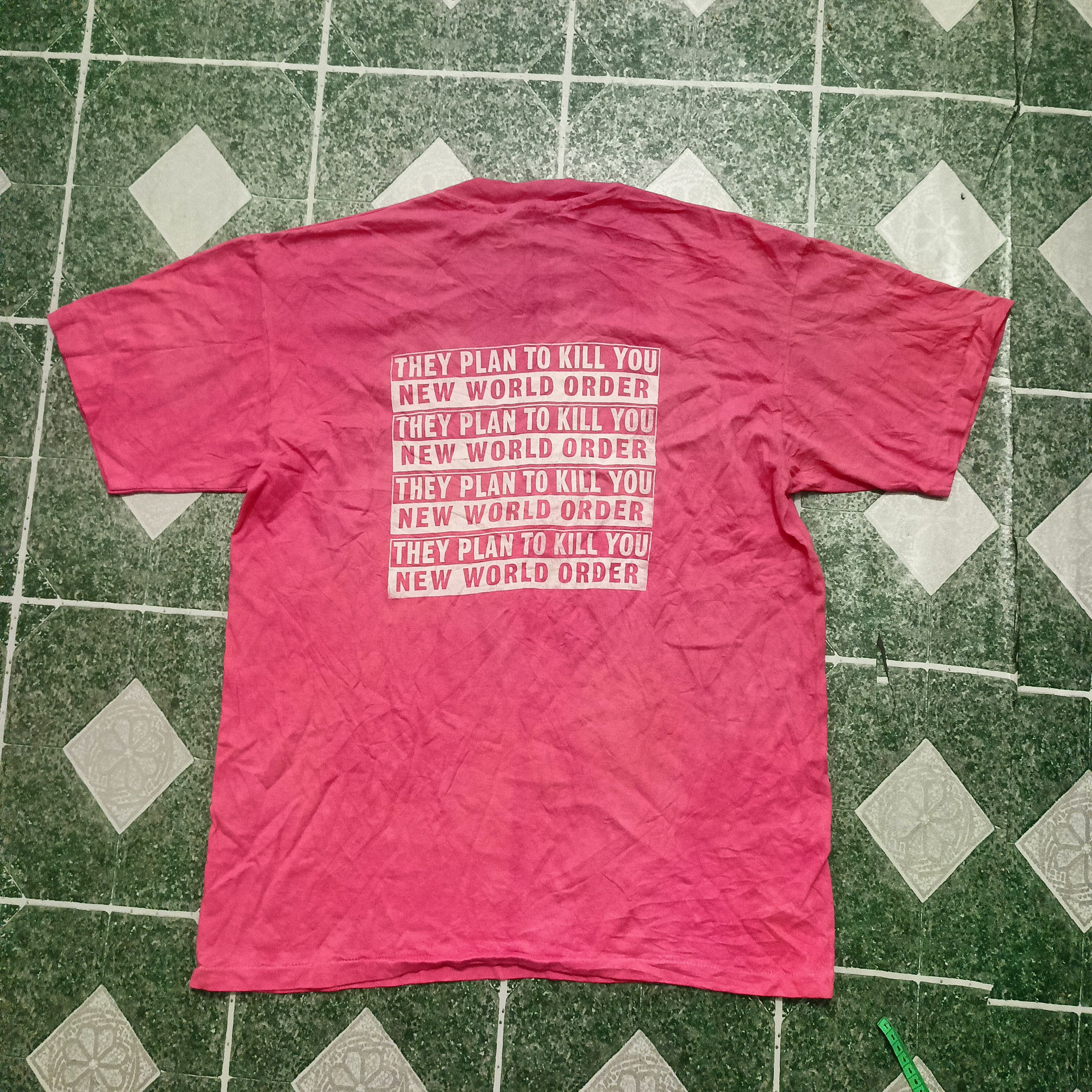 Vintage Vtg New World Order They Plan To Kill You T-Shirts, Hoodie, Sweatshirt | FlexRushtees.com