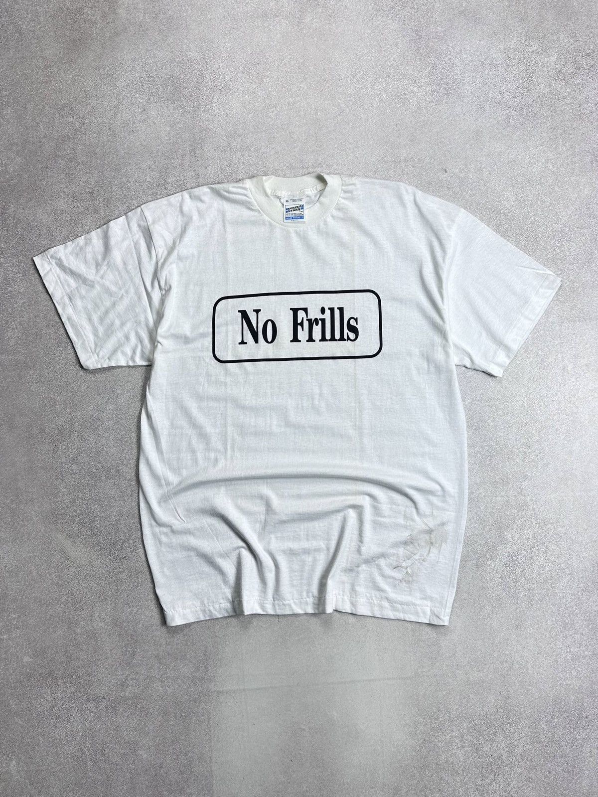 Vintage 90s Screen Stars No Frills Boxy T Shirt Xl Hoodie, Sweatshirt | FlexRushtees.com