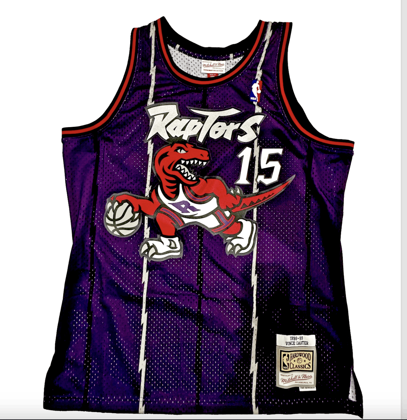 Mitchell Ness Toronto Raptors Nba Jersey Sz L