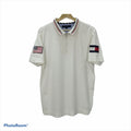 Tommy Hilfiger Offer Me Vtg Tommy Hilfiger Patchwork Tee Medium Size Hoodie, Sweatshirt | FlexRushtees.com