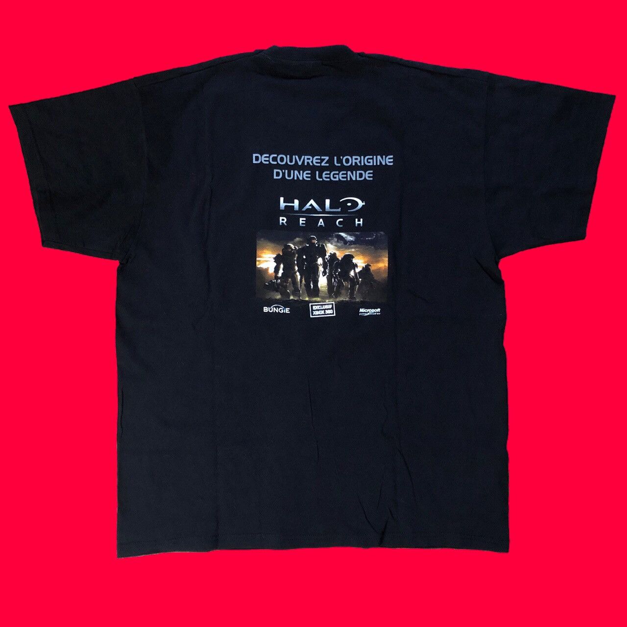 Vintage 2010 Halo Reach Bungie French Employee Promo T Shirt Hoodie, Sweatshirt | FlexRushtees.com