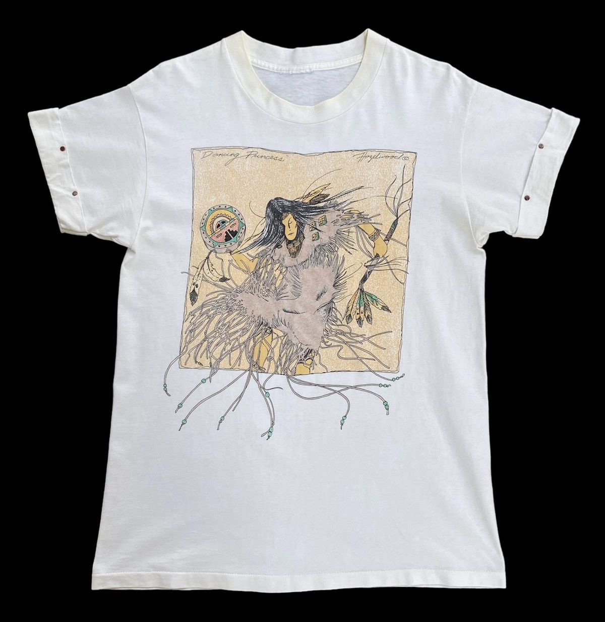 Rare Vintage Hazelwood Dancing Princess Art Tee Hoodie, Sweatshirt | FlexRushtees.com