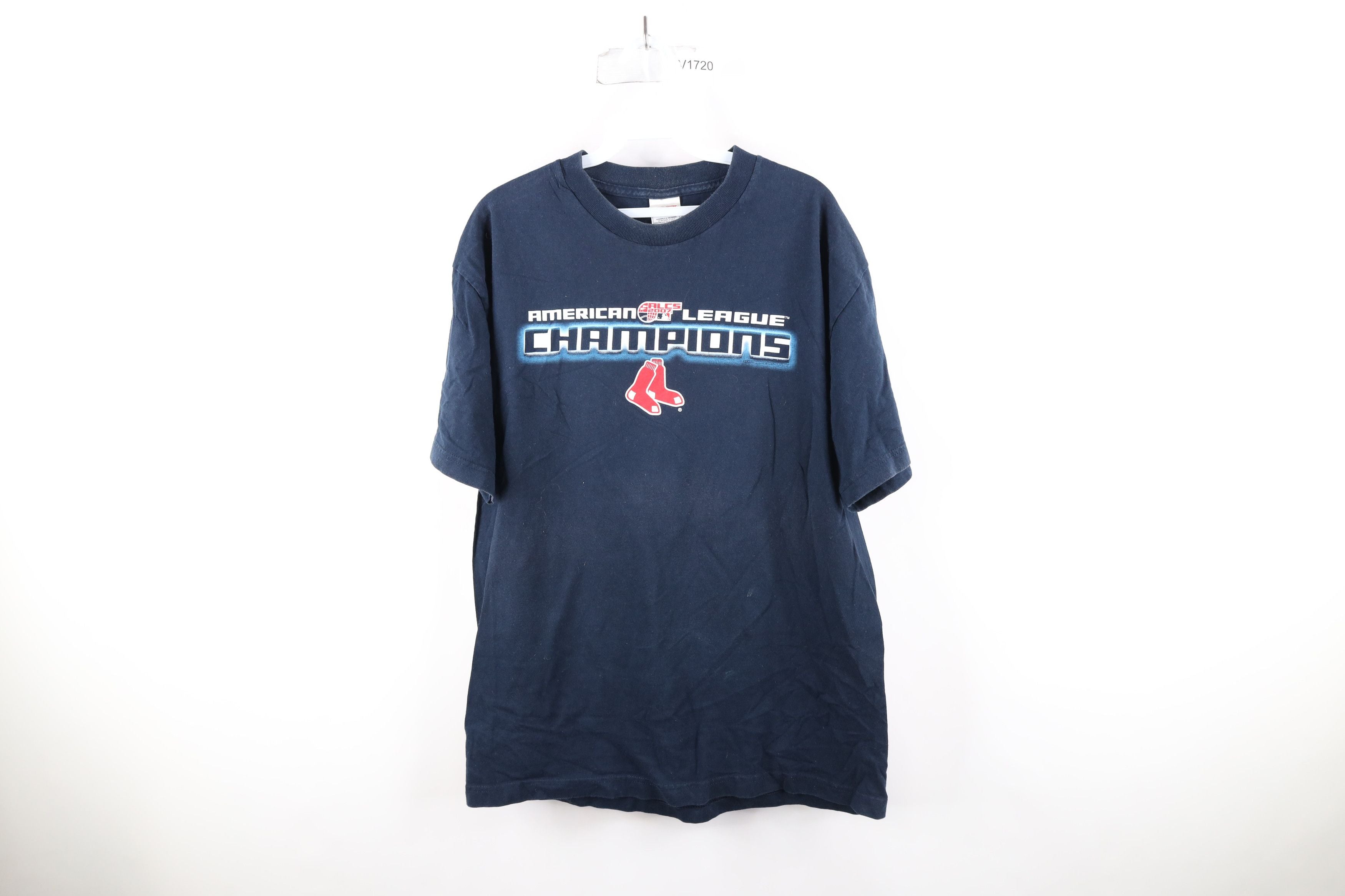 Vintage Y2k 2007 Champs Boston Red Sox Baseball T Shirt Blue Hoodie, Sweatshirt | FlexRushtees.com