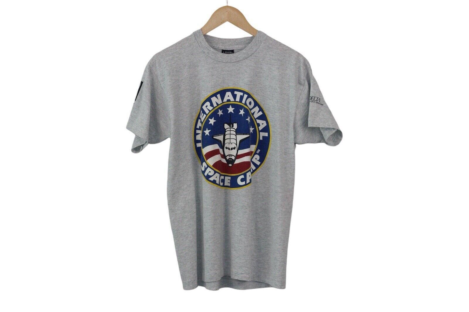 Fruit Of The Loom Vintage Screen Stars T Shirt International Space Camp Nasa L