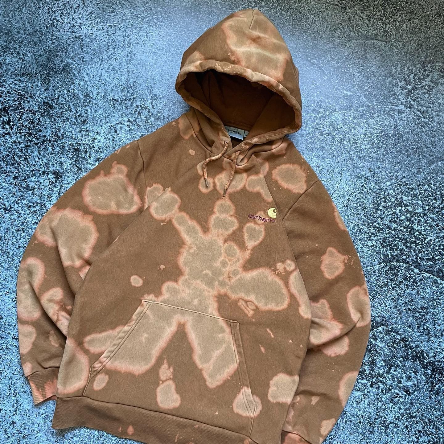 Carhartt Wip Carharrt Wip Custom Brown Boxy Hoodie