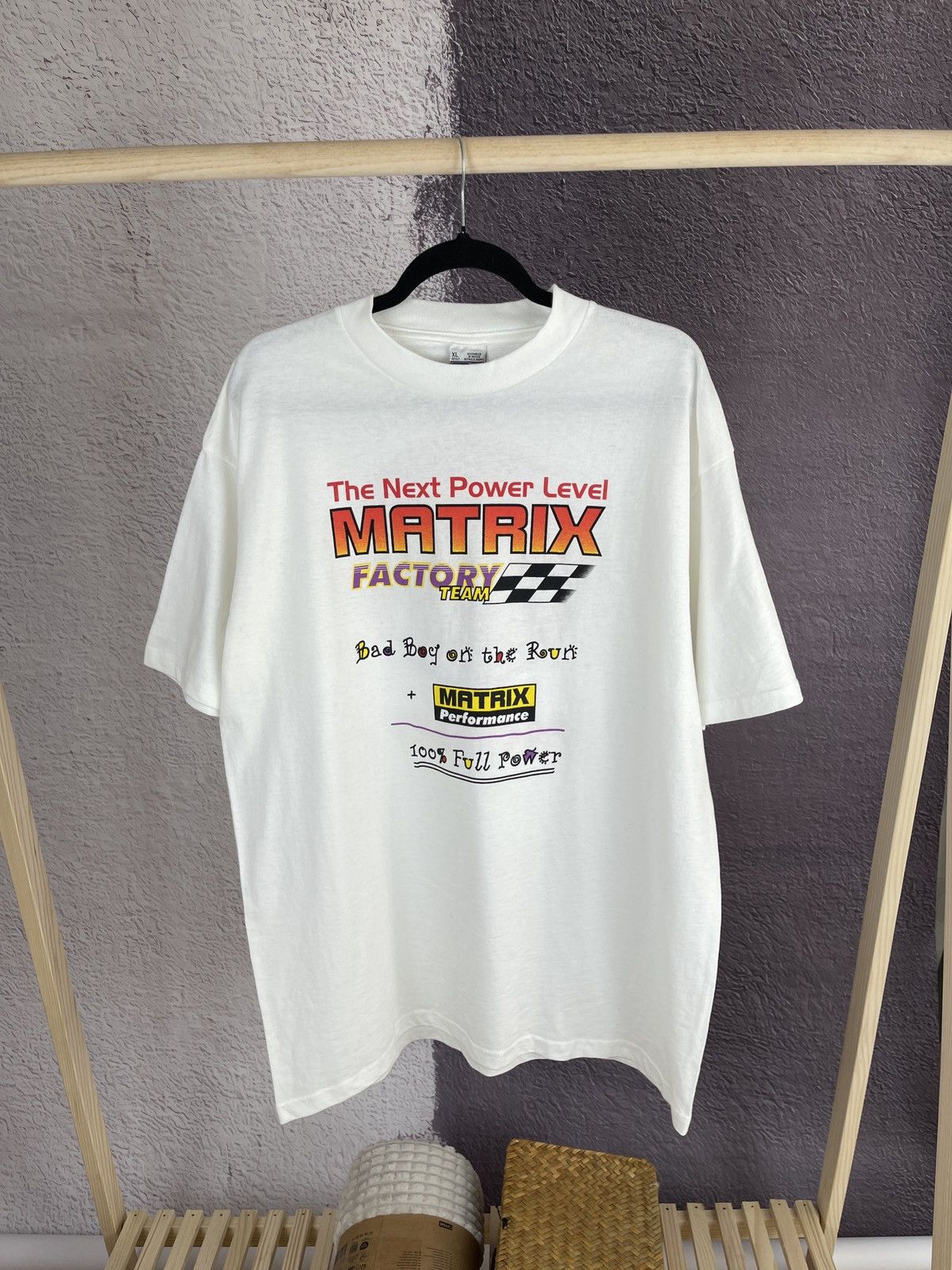Vintage Basicss Matrix Technology Factory Team Vintage 90s Tee