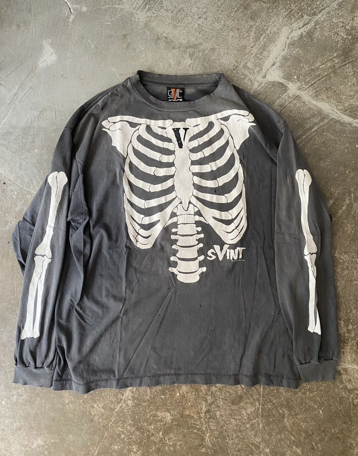 Saint Michael Vlone Skeleton Tee Kapital Cpfm Travis Scott Hoodie, Sweatshirt | FlexRushtees.com